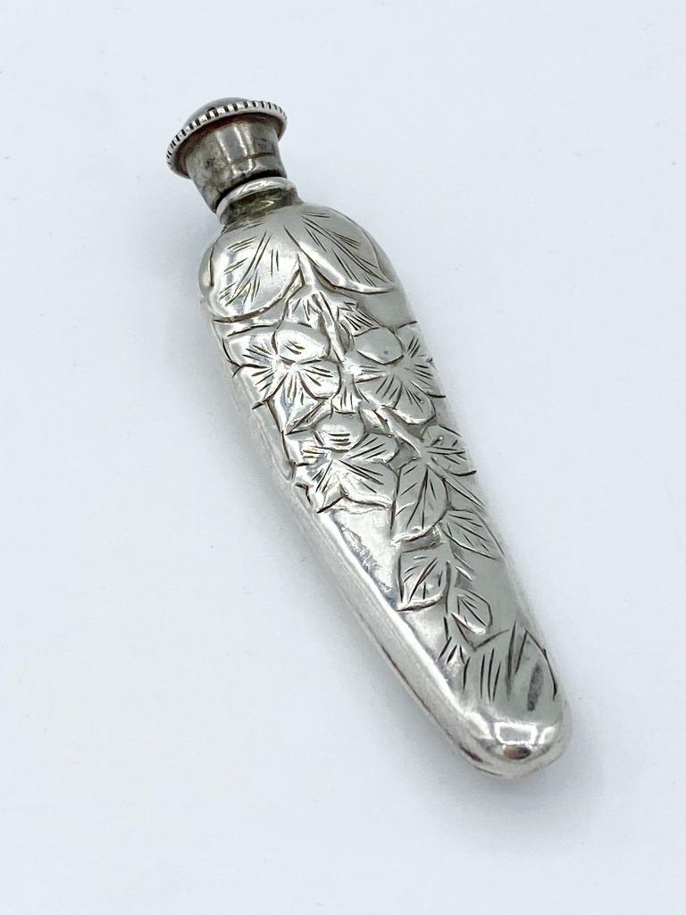香水瓶 アトマイザー 彫金 SILVER perfume bottle ツキ10