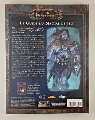 Warhammer V3 - Le Jeu De Rôle Fantastique - Le Guide Du Maître De Jeu (Edge) Occasion