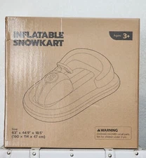 New Snow Sled, Heavy Duty Giant Snow Tube  For sledding. Kids. Adults Inflatable