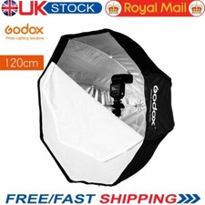 UK Godox 120cm Portable Octagon Umbrella Softbox Brolly For Speedlite Flash