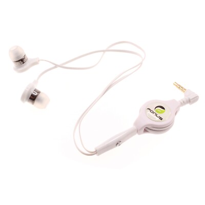 Headphones Retractable Earphones Hands-free Headset Handsfree for SmartPhones