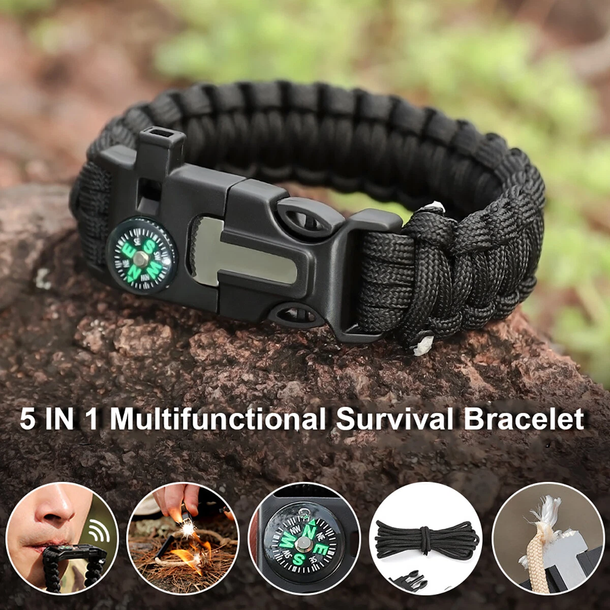 Nano store paracord bracelet