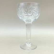 Pinwheel by Bohemia Crystal-Crystalex Cordial Liqueur Stemmed Crystal Glass