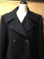 Cappotto donna anni 80 vintage pea | Cappotto auto Jones New York | Lana nera...