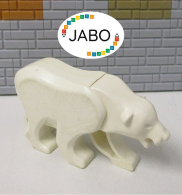 ( C15 / 12 ) Lego Tier 1x x206c01 Eisbär Polar Bear Ritter Piraten Hobbit
