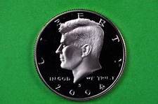 2004-S  SILVER Kennedy Half Dollar Deep Cameo US GEM Proof (90 % SILVER)