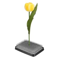 Flower Frog 3.78" x 2.76" Rectangle Steel Flower W Rubber Base