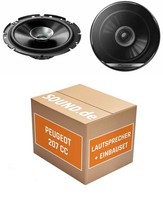 Lautsprecher Boxen Vorne Pioneer TS-G1710F FüR Peugeot 207 CC 2X Tief-MitteltöNe