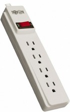 Tripp-Lite 4 Outlets, 120 VAC15 Amps, 10' Cord, Power Outlet Strip PS410