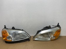 2001 - 2003 Honda Civic Coupe Headlights Halogen Leftright Side Oem Ac5658 Dw