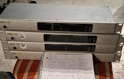 Echo Audio fire 12 Line Converters audio interface. Includes Power Cord Only