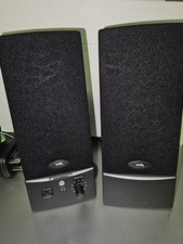 Cyber Acoustics Desktop Speakers Computer Compatible, Pair