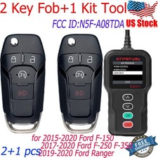 2 Flip Remote Key Fob Programmer Tool For 20172020 Ford F150 F250 F350 Ranger 2 Flip Remote Key Fob Programmer Tool For 20172020 Ford F150 F250 F350 Ranger