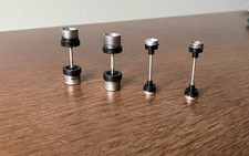 2 Pairs of NMINT Aurora AFX 4-Gear Magnatraction Front/Rear Axles w/Mag Wheels