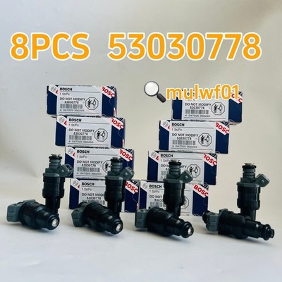 8PCS 53030778 Fuel Injectors For 1996-1999 Dodge Ram 1500 5.2L /5.9L V8 53030343