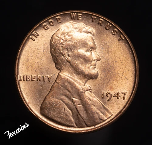 ✅  1947 Lincoln Wheat Cent Penny - UNC