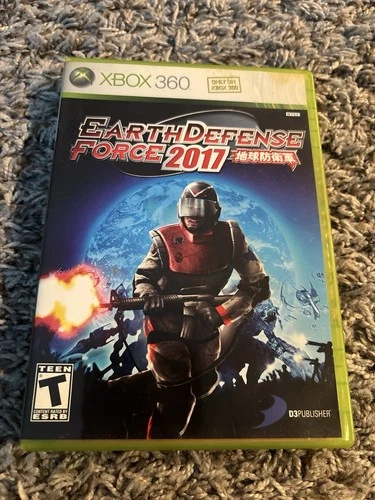 Earth Defense Force 2017 🏢💥🐜 Microsoft Xbox 360 🛸 TESTED 🤖 CIB 🐜