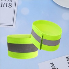2 Pcs Reflective Bands Running Gear Outdoor Bracelets Ankle Safety