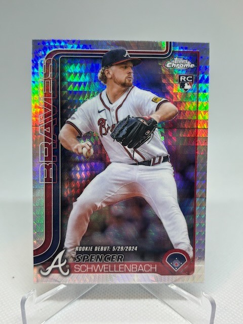 2025 Topps Chrome Update #USC132 Spencer Schwellenbach Prism