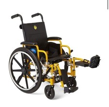 Medline Kidz Child Pediatric 14" Wheelchair Telescoping Handles Foot/Leg Rests