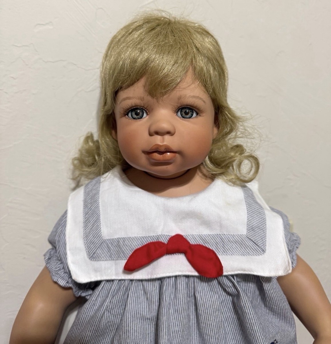 Masterpiece Doll Monika Levenig-KATRIN-porcelain 26 inches tall | eBay
