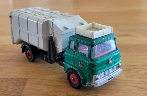 1960's Vintage Dinky Toys No. 978 BEDFORD TK REFUSE WAGON TIPPING BIN LORRY