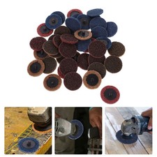 45PC 2Inch Sanding Discs Pad With 1/4 Inch Holder Grinder Kit 0.64 per disc