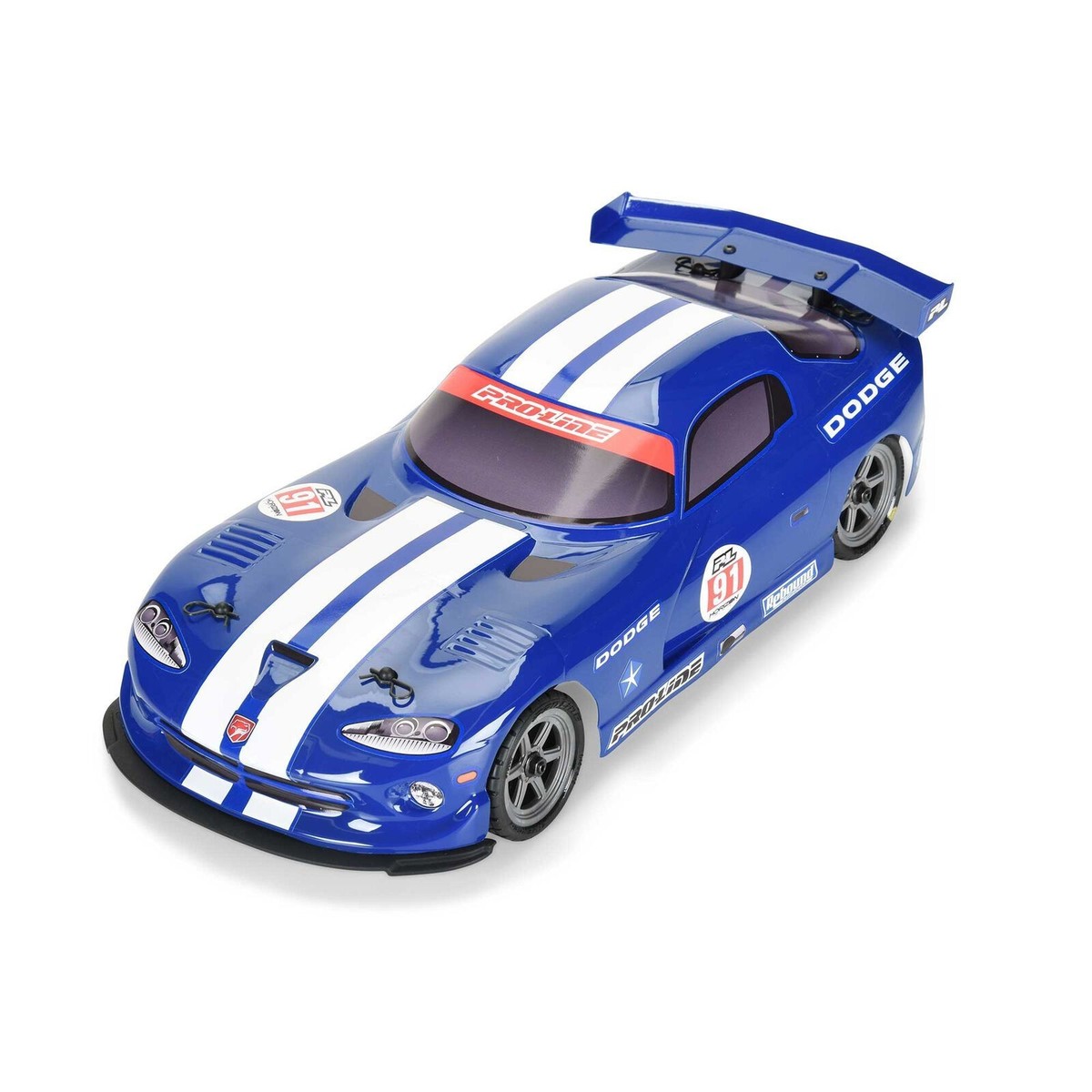 PRO-LINE 368413 1/12 Pre-Cut 2002 Dodge Viper GTS Blue Body: Losi