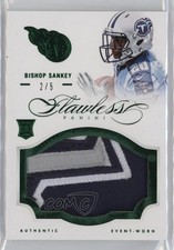 2014 Panini Flawless Rookie Patch Emerald 2/5 Bishop Sankey #14 Patch 07x4
