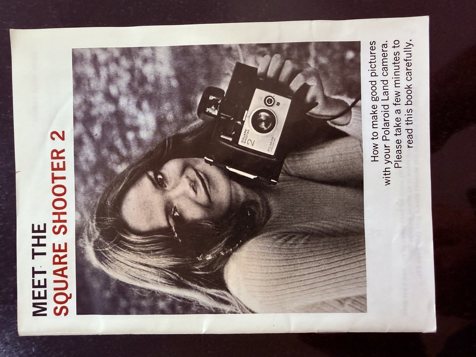 Polaroid Square Shooter 2 Land Instant Camera Black with Box | eBay UK