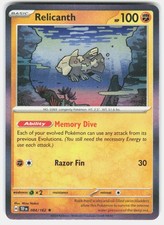 Relicanth [Reverse Holo] #84 Prices | Pokemon Temporal Forces | Pokemon  Cards