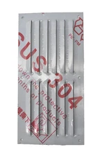 Patkil 6" x 12" Stainless Steel Vent Cover Screen Air Grille Ventilation Cover