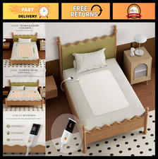 Heated Mattress Pad Mini Twin 31"x55" - Electric Bed Warmer, 9 Heat Settings, Au