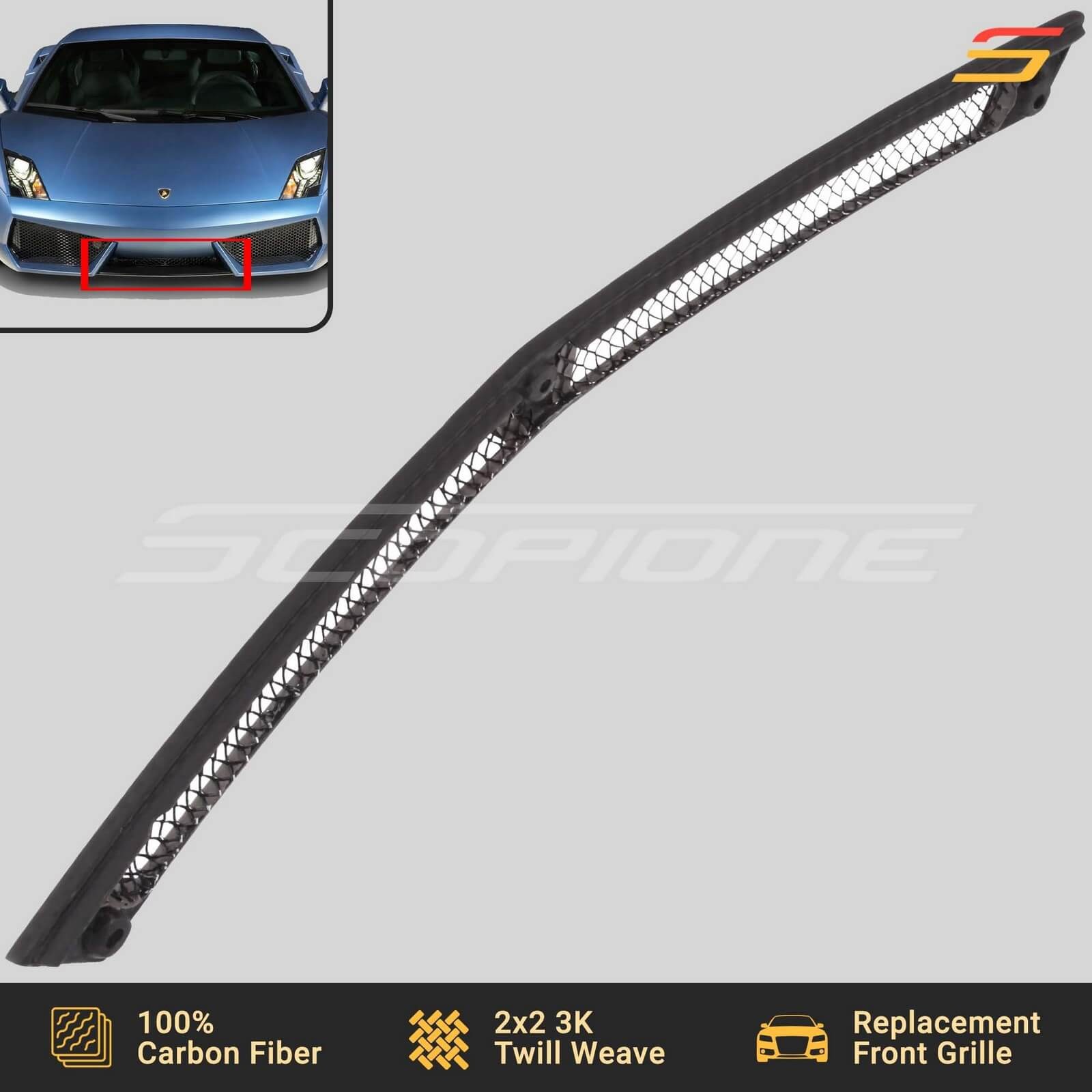Lamborghini Gallardo Front Bumper grille
