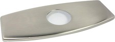 Brushed Bathroom Sink Faucet Plate Nickel Hole Cover 6"escutcheon 304 Stainless