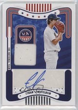 2024 Panini Stars and Stripes Materials Signatures Ethan Schiefelbein Auto tj1