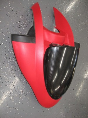 2003 Sea Doo XP DI 951 complete front storage cover assembly with  LCD gauge