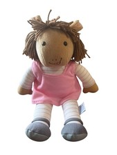 Vintage Eden Plush Arthur  s Sister DW Read Doll 1994 14" Pink Jumper Marc Brown