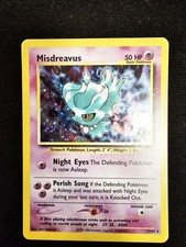 Misdreavus 11/64 Neo Revelation Double Holo LP/MP on eBay