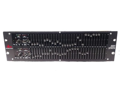 DBX 2231 Equalizer/Limiter w/ Type 3 NR (BAD CHANNEL) (C2018-619)