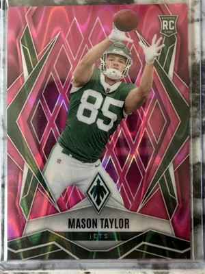 2025 Panini Phoenix - Rookies Mason Taylor #172 Pink Seismic 57/75 (RC)