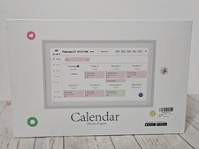 Digital Calendar 15.6 Inch Chore Chart Photo Frame Black White Tested Aimor A1