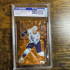 2025-26 Upper Deck Series 1 - Dazzlers Jared McCann #DZ-14 Orange Graded 9.5