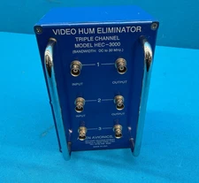 Allen Avionics HEC-3000 750OHM Triple Channel Video Hum Eliminator
