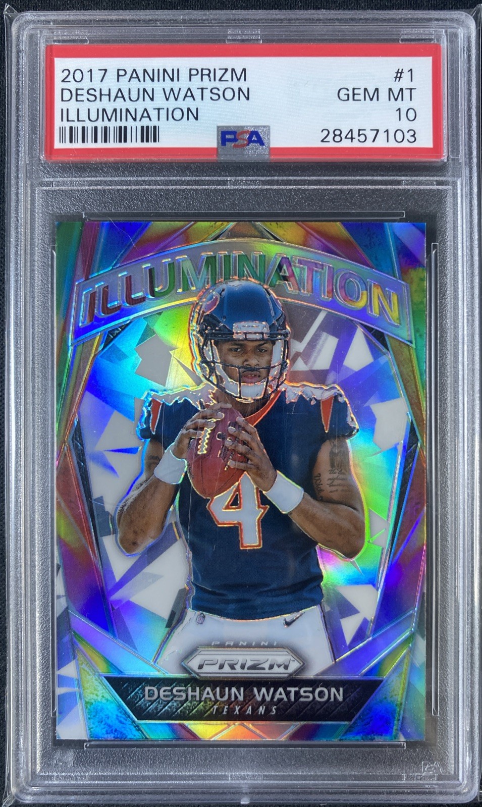 Deshaun Watson Panini Prizm Illumination #1 Base