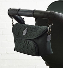 BEAUTIFUL EGG 3 STROLLER Pushchair Pram Bag / Baby Storage Organiser in BLACK