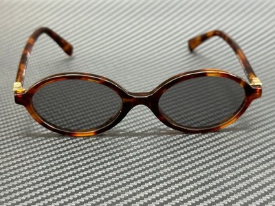 MIU MIU MU 04ZS 21C40O Havana Mahogany Grey Women's 50 mm