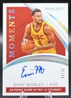 Evan Mobley RC On-Card Auto /26 🔥 Panini Immaculate Moments Rookie USC Cavs SSP