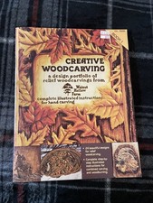 VTG Creative Woodcarving Book I Walnut Hollow Farm Relief Patterns