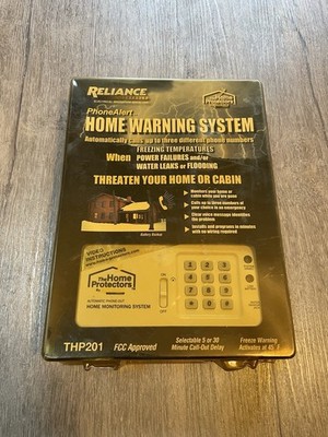 Reliance Home Cabin Warning System THP201 Remote Monitoring Phone Flood Alert